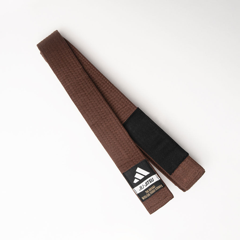 ADIDAS Cinturón BJJ Elite marrón. Faixa para Jiu Jitsu y Luta Livre