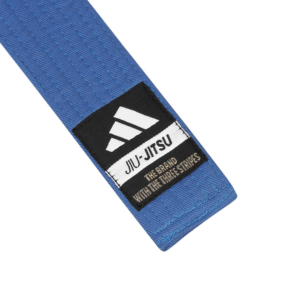 ADIDAS Cinturón BJJ Elite azul. Faixa para Jiu Jitsu y Luta Livre