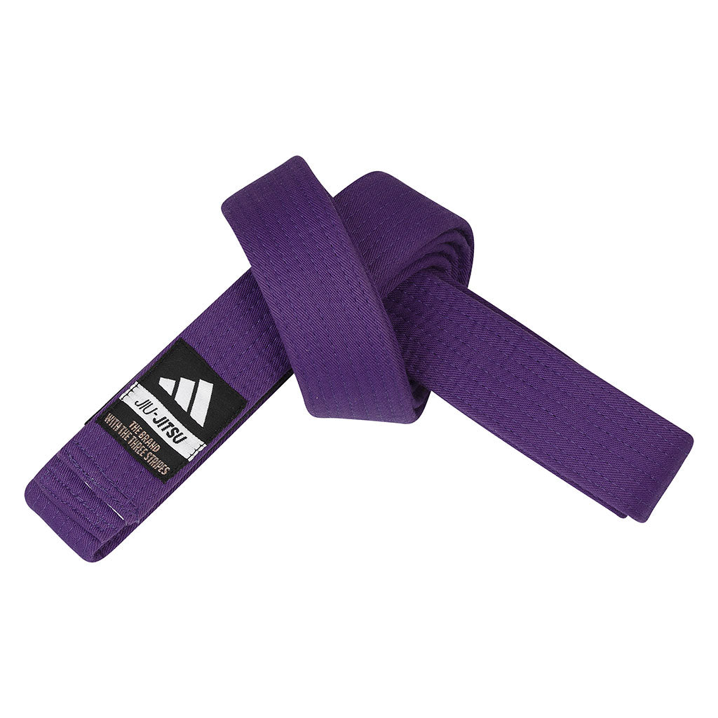 ADIDAS Cinturón BJJ Elite morado. Faixa roxa púrpura para Jiu Jitsu y Luta Livre