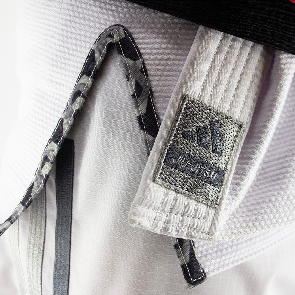 Kimonos para Jiu JItsu ADIDAS Pro JJ430 blanco-gris