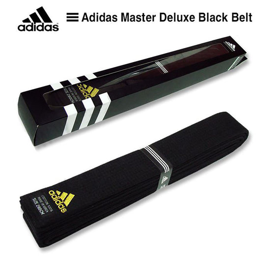 ADIDAS Cinturón negro Master Deluxe Taekwondo