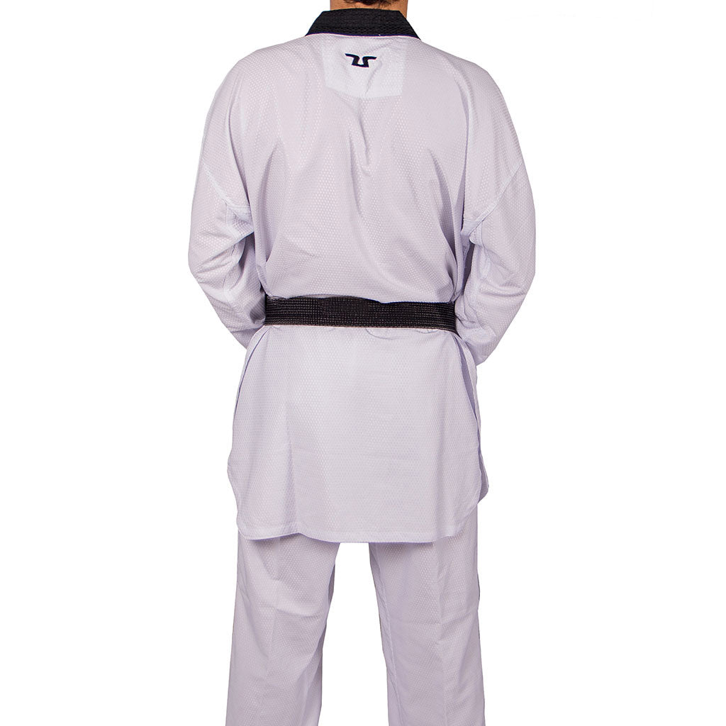 TUSAH Premium Sparring cuello negro. Uniformes de Taekwondo